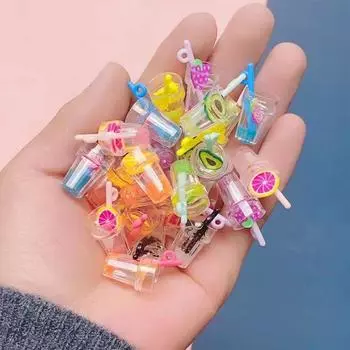 Мини-брелок-подвеска в виде фруктового ломтика из смолы without luminous