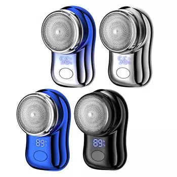 Мини-бритва для мужчин, электрическая бритва с моющейся головкой для кемпинга, путешествий на открытом воздухе