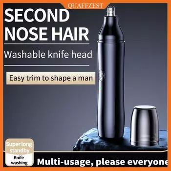 Мини-бритва для волос в носу, электрический триммер для волос в носу