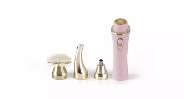 Мини бритва Light 4C Plus 24K Gold для использования на всем теле бровях волосах в носу нежелательных волосах волосах на лице VIO Delicate Razor Бритва на батарейках