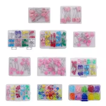 Мини-булавки Английские булавки из нержавеющей стали Булавки для подгузников Фиксация замков безопасности Булавки для одежды Детские булавки