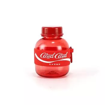 Мини-бутылка для воды 330 мл Милая бутылка для воды для девочек Инста-стиль Уличные портативные пластиковые бутылки для воды Креативные подарки для друзей