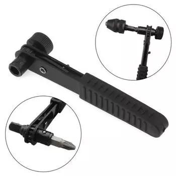 Мини-быстрая трещотка, стальной ключ, 1/4 дюйма, 6,35 мм, отвертка, ручной инструмент