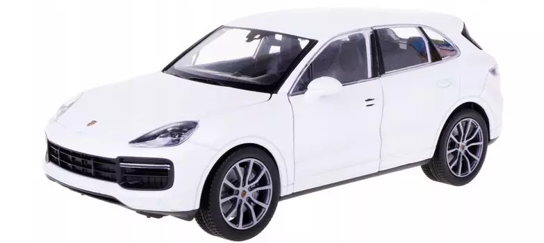 Mini car Porsche Cayenne WELLY CAYENNE TURBO COUPE 2019 WHITE WE24092W 1/24 белый