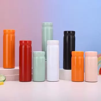 Мини-чашка из нержавеющей стали 304, термос, удобная карманная чашка, вакуумная чашка, маленькая емкость, подарочная чашка для воды 200/300 мл 200ml белый