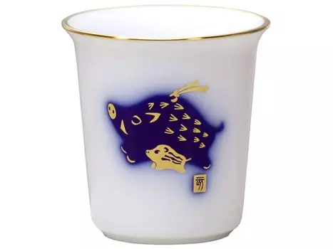 Мини-чашка Okura Toen Zodiac Series Свинья 119C/9801-L