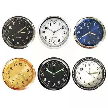 Мини-часы автомобильные кварцевые часы мини-электронные часы водонепроницаемые автомобильные часы на приборную панель мотоцикл велосипед 2024 часы автомобильные Clo U7J1