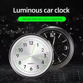 Мини-часы Автомобильные кварцевые часы Мини-электронные часы Водонепроницаемые велосипедные мотоциклетные часы Авто мини-часы Часы на приборной панели автомобиля