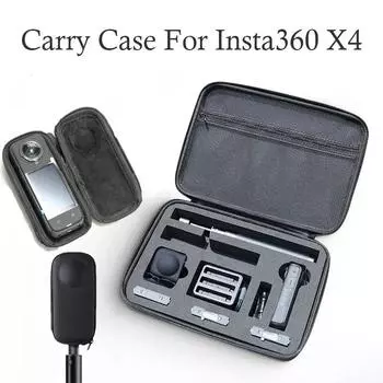 Мини-чехол для хранения Insta360 X4, защитная пленка для экрана, портативный защитный чехол, сумка для хранения PU для Insta 360 X4, аксессуары