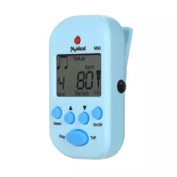 Мини цифровой метроном M50 Tempo Metronome Clip-On Electronic Metronome Pocket Metronome Подходит для гитары, фортепиано, скрипки, барабана фиолетовый