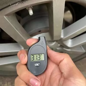 Мини-цифровой ЖК-дисплей, датчик шин, автомобильный мини-брелок, тестер давления воздуха в шинах, измеритель автомото...