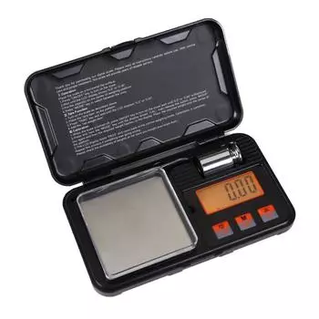 Мини цифровые ювелирные весы ЖК-дисплей автоматическое отключение черные высокоточные карманные весы для кухни