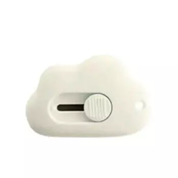 Mini Cloud Kawaii Utility Knife Portable Unpack Express Paper Cutter Student School Office Stationery Cutting Supplies белый