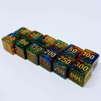 MINI CUBER Amazing Star Dice 12 карманных карт совместимы с дамой, можно заменить