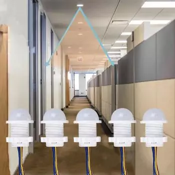 Мини-датчик движения PIR, умный выключатель, инфракрасный индуктор тела 85-265 В, датчик, умный дом, автоматический датчик человеческого тела, ночник