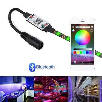 Мини-DC 5-24 В беспроводной смарт-адаптер контроллера RGB для 5050 3528 Bluetooth светодиодная лента