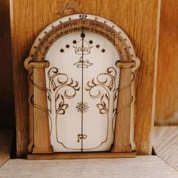 Мини-деревянная дверь Yousheng, дверь для сказочного домика, ретро-микроландшафтный декор, дверь для поделок своими руками, миниатюрные книжные полки для сада A