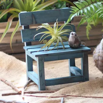 Мини-деревянный стульчик для кукол для поделок и домашнего использования, подставка для садовых растений