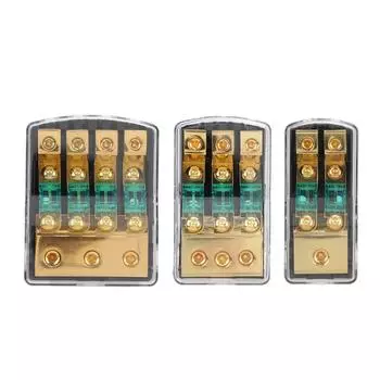 Мини-держатель предохранителя ANL 0 2 4 входной датчик 4 6 8 выходной датчик 60 А блок распределения предохранителей для автомобиля грузовика Boa 2 Way