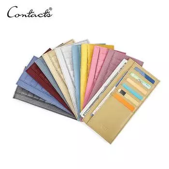 Мини-держатели для карт из натуральной кожи для женщин, модные тонкие женские кошельки на молнии, кошельки для монет, женские портативные сумки с зажимом для денег зелёный