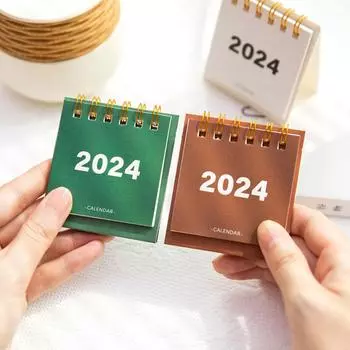 Mini Desk Calendar Creative Ins Self-discipline Schedule Decoration Calendar New For Home Schoo C3Q8 green-1pc