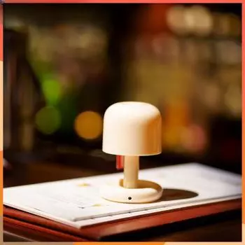 Мини настольный ночник креативный USB перезаряжаемый светодиодный ночник в виде гриба для кофе-бара домашнего декора спальни