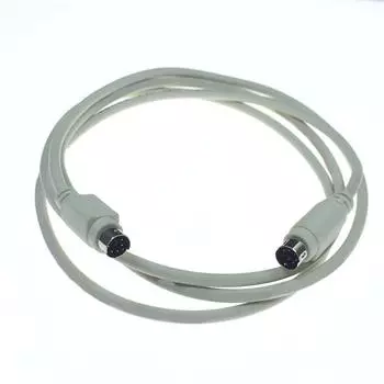 Мини DIN 6-контактный штекер - PS/2 штекер кабель для компьютерной клавиатуры, мыши и KVM, 4,92 фута