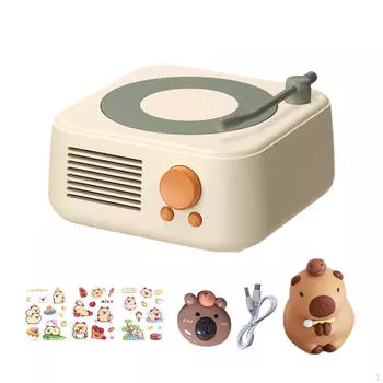 Мини-динамик Капибара, милый, для путешествий, для домашней вечеринки, для небольшого пешего туризма, вход AUX