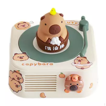 Мини-динамик Капибара, рождественская свадьба, открытый слот для карточек, громкоговоритель