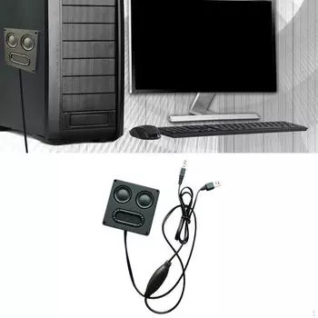 Мини-динамик Стерео Портативный Легкий Питание от USB Настольные Динамики Маленький для Путешествий