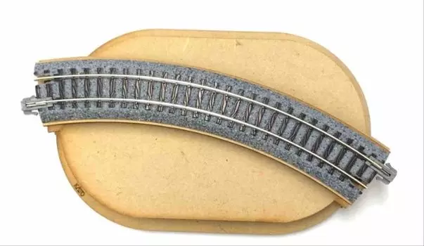 Мини-диорама KATO N Gauge Base Curve R183mm с железнодорожными принадлежностями для моделей (Комплект Трек) 24-052