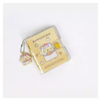 Мини-дневник на 3 отверстия с подвеской в виде персонажей Sanrio, Pom Pom Purin