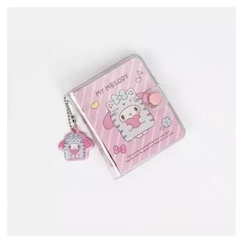 Мини-дневник на 3 отверстия с подвеской в виде персонажей Sanrio, My Melody