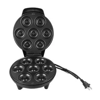 Mini Donut Maker 1200W 7 Holes Electric Donut Press Machine with Non Stick Coating for Breakfast L