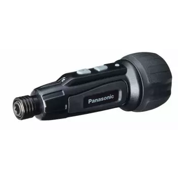 Мини-драйвер Panasonic USB для зарядки 3,7 В MiniQu со встроенным аккумулятором 850 мАч, основной блок, кабель USB для зарядки, набор из 5 бит EZ7412S-B черного цвета