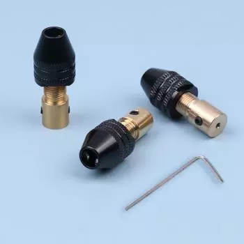 Мини-дрель 4 мм, цанговый патрон, гладкий стиль, микродрель, самозатягивающееся сверло, инструмент, патрон, быстрая смена адаптера, бит, адаптация для деревообработки