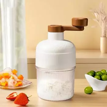 Мини-дробилка для льда, портативная машина для приготовления струганного льда, ручная машина для приготовления молочных коктейлей, бытовая машина для приготовления смузи, кухонный инструмент