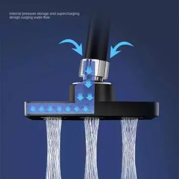 Мини-душевая лейка с высоким давлением, поток воды, дождевая лейка для душа, водосберегающая лейка для душа, аксессуары для ванной комнаты, душевая лейка, набор для душа белый