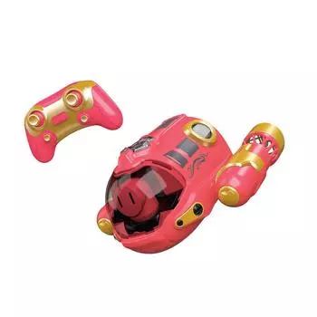 Мини-двойная радиоуправляемая лодка-распылитель, детские водные игрушки, подарок на день рождения, летняя игрушка в форме лодки жёлтый