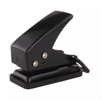 Мини-дырокол для офиса Компактный многоразовый канцелярский аксессуар для взрослых Дырокол для бумаги белый