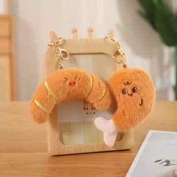 Мини-еда плюшевая игрушка брелок милый маленький мягкий кулон для ключей рюкзак автомобиль A