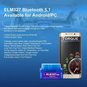 Mini Eml327 V2.1 OBD 2 Bluetooth автомобильный диагностический инструмент для Android сканер код поддержка Smart Scan Tool ODB2 сканер инструмент Mini E синий