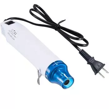 Мини-фен GOOMAND 300 Вт, быстрый нагрев, нагреватель для тиснения смолы, небольшой легкий аппарат для горячего воздуха, термофен для удаления пузырьков, сушки глины, термоусадочная трубка