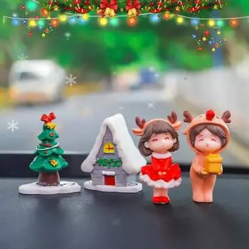 Мини-фигурка аниме-пары Sweety Lovers для миниатюрного ландшафтного украшения, украшения интерьера автомобиля, автомобильных аксессуаров, подарков