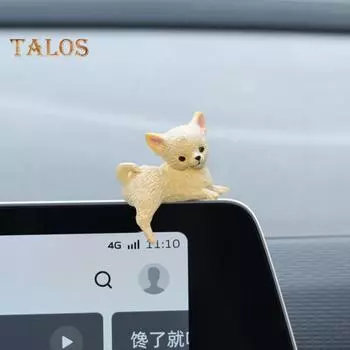 Мини-фигурка кошки, коллекционная фигурка котенка, украшение на торт, настольная миниатюрная скульптура кошки для стола, книжной полки, автомобиля, подарок для детей, любителей кошек 7