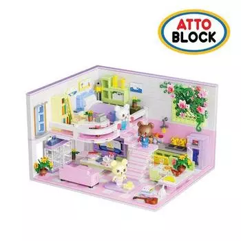 Мини-фигурка Медведя Фиолетовый Дом (613012LI)