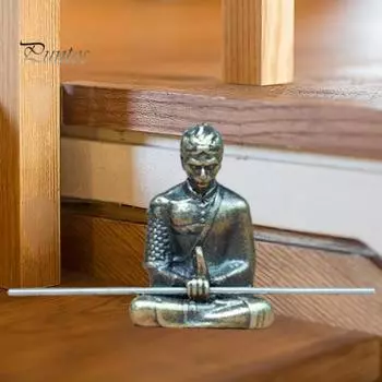 Мини-фигурка, статуэтка из сплава, мини-фигурка, ретро-микроландшафтный орнамент для горшечных растений, настольных рокариев, книжной полки B