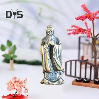 Мини-фигурка, статуэтка из сплава, мини-фигурка, ретро-микроландшафтный орнамент для горшечных растений, настольных рокариев, книжной полки G