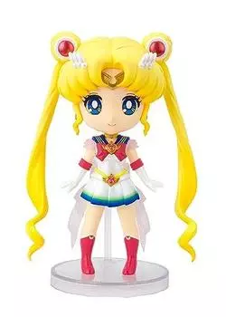 Мини-фигурки Pretty Guardian Sailor Moon Super Sailor Moon - Eternal edition - подвижная фигурка, окрашенная из ПВХ и АБС-пластика, примерно 90 мм.