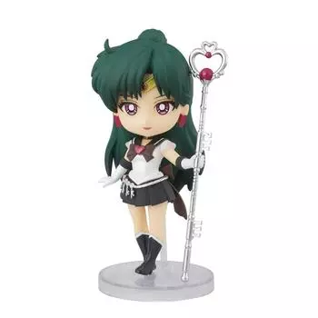 Мини-фигурки Sailor Moon Super Sailor Pluto - Eternal edition - подвижная фигурка, окрашенная из ПВХ и АБС-пластика, примерно 90 мм.
